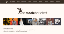 Desktop Screenshot of diemodebotschaft.com