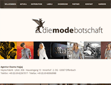 Tablet Screenshot of diemodebotschaft.com